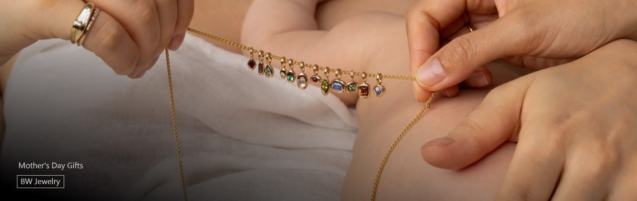 EF Collection Diamond Bespoke earrings, necklaces, rings, and bracelets styled on model